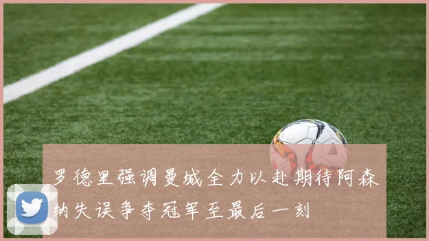 罗德里强调曼城全力以赴期待阿森纳失误争夺冠军至最后一刻